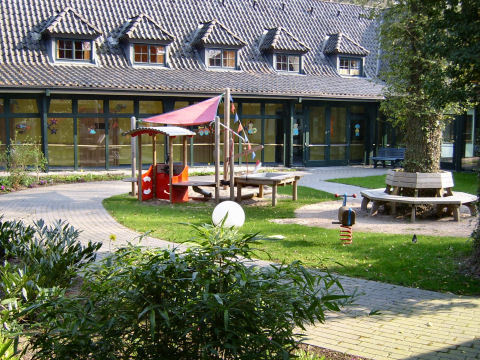 Der Spielplatz im Innenhof