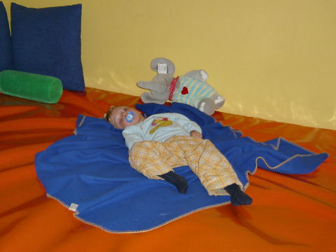 Justian auf dem Wasserbett